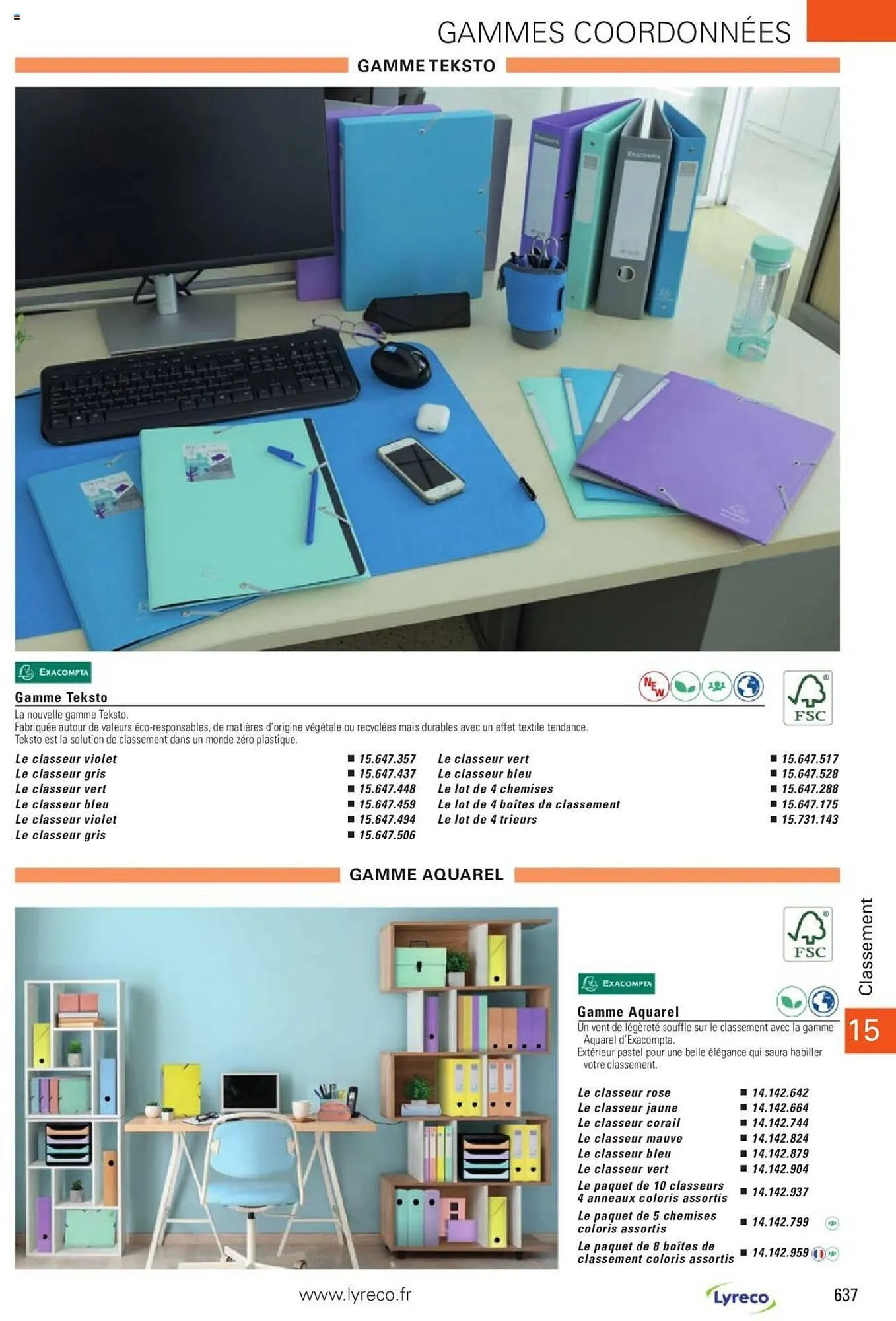 Catalogue Lyreco du 15 mai au 31 décembre 2023 - Catalogue page 637