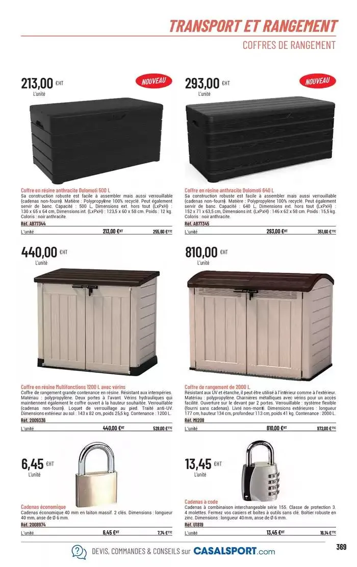 ÉQUIPEMENT SPORTIF du 6 mars au 31 décembre 2025 - Catalogue page 341