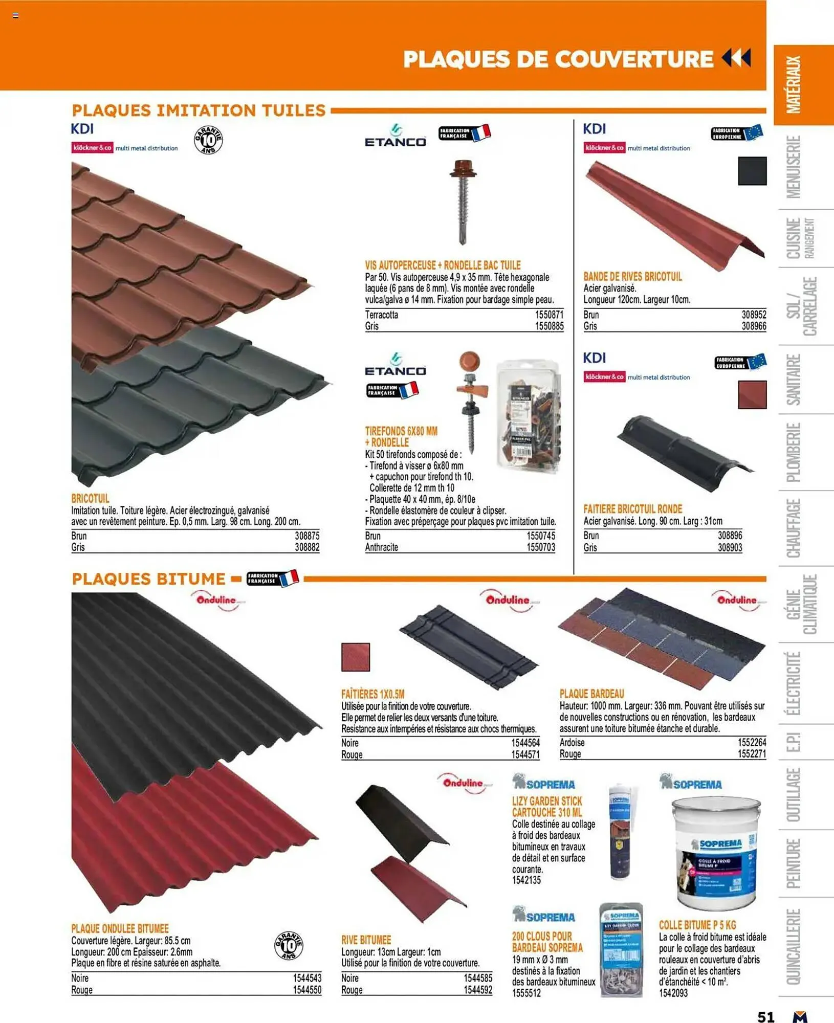 Catalogue Bricoman du 19 mars au 31 décembre 2025 - Catalogue page 51