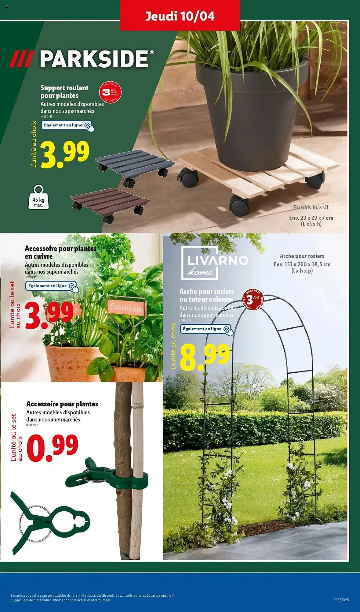 Catalogue Lidl du 10 avril au 16 avril 2025 - Catalogue page 45