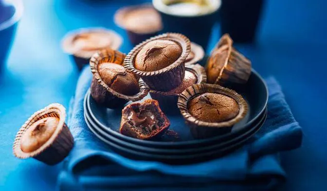 12 mini-moelleux au chocolat