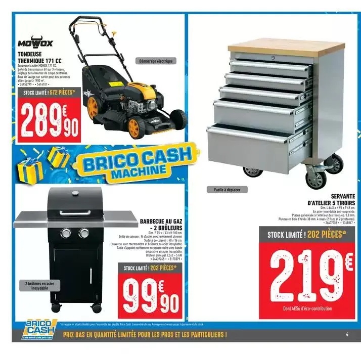 C’est l’anniversaire Brico Cash, venez en profiter ! du 8 mai au 22 mai 2025 - Catalogue page 4