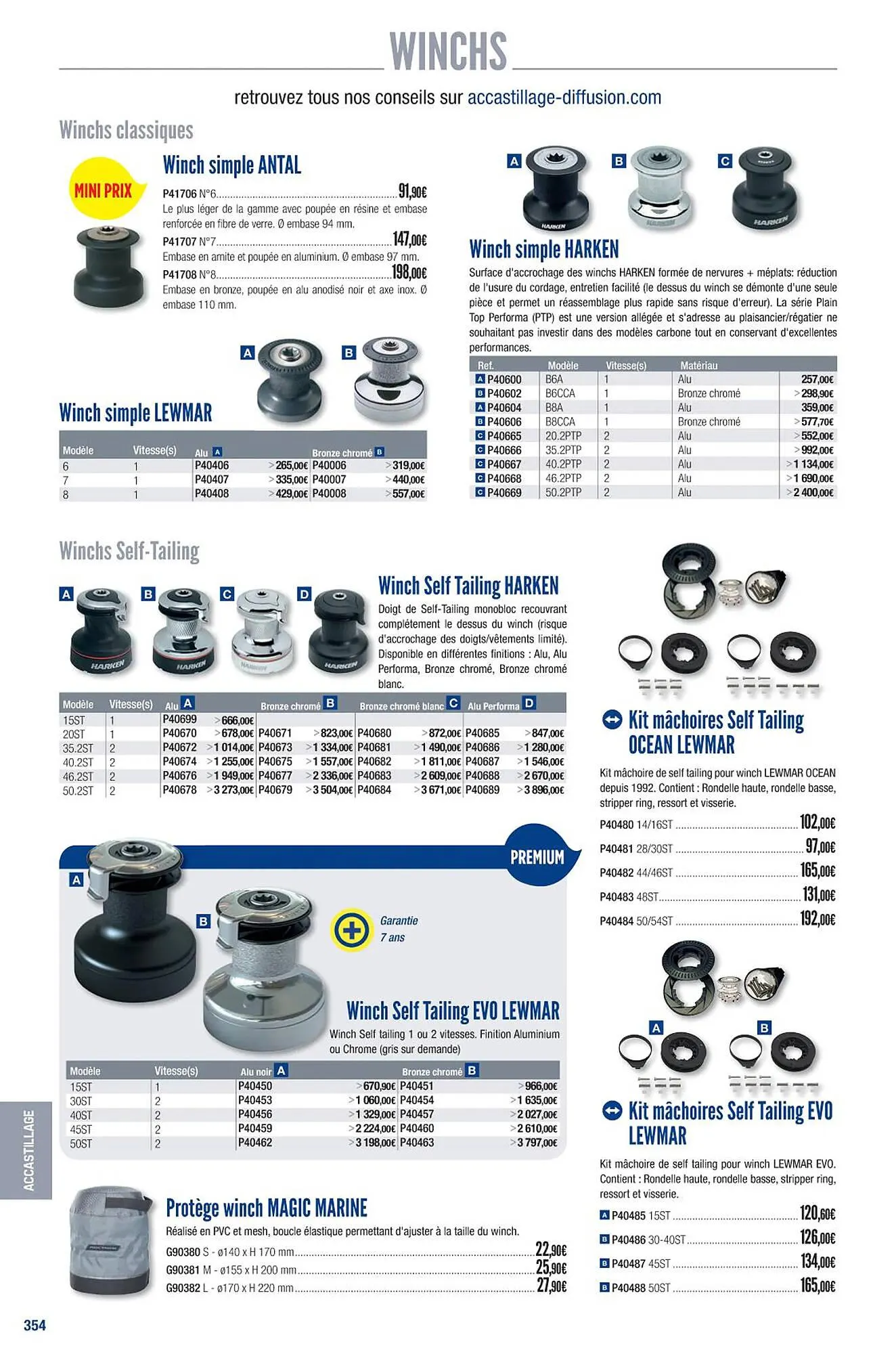 Catalogue Accastillage Diffusion du 1 mars au 31 décembre 2023 - Catalogue page 356