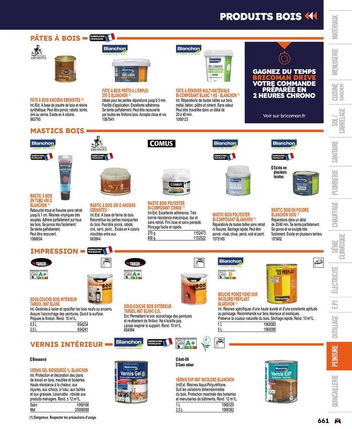 Guide produits 2024 du 15 mars au 31 décembre 2024 - Catalogue page 661