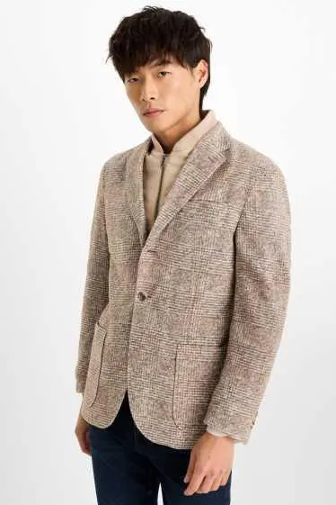 Tailored jacket - regular fit - stretch - 2-in-1 look