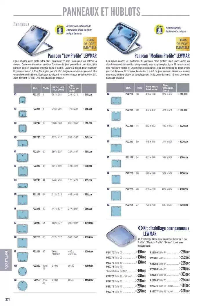 Catalogue Accastillage Diffusion 2025 du 1 janvier au 31 décembre 2025 - Catalogue page 376