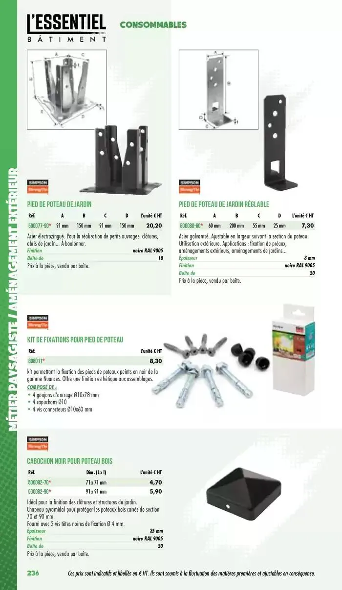 Essentiel Batiment 2025 du 3 janvier au 31 décembre 2025 - Catalogue page 238