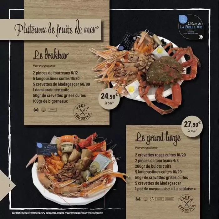 CARTE TRAITEUR PERMANENTE du 1 avril au 31 mars 2026 - Catalogue page 6