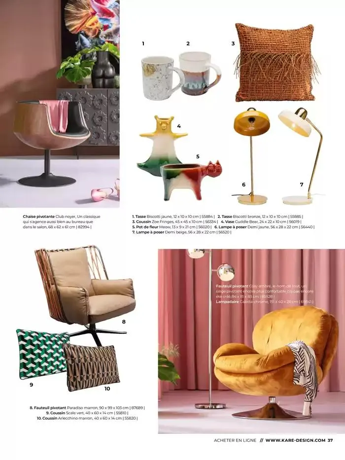 LE MAGAZINE POUR LES ENTHOUSIASTES DU DESIGN du 6 février au 31 décembre 2025 - Catalogue page 37