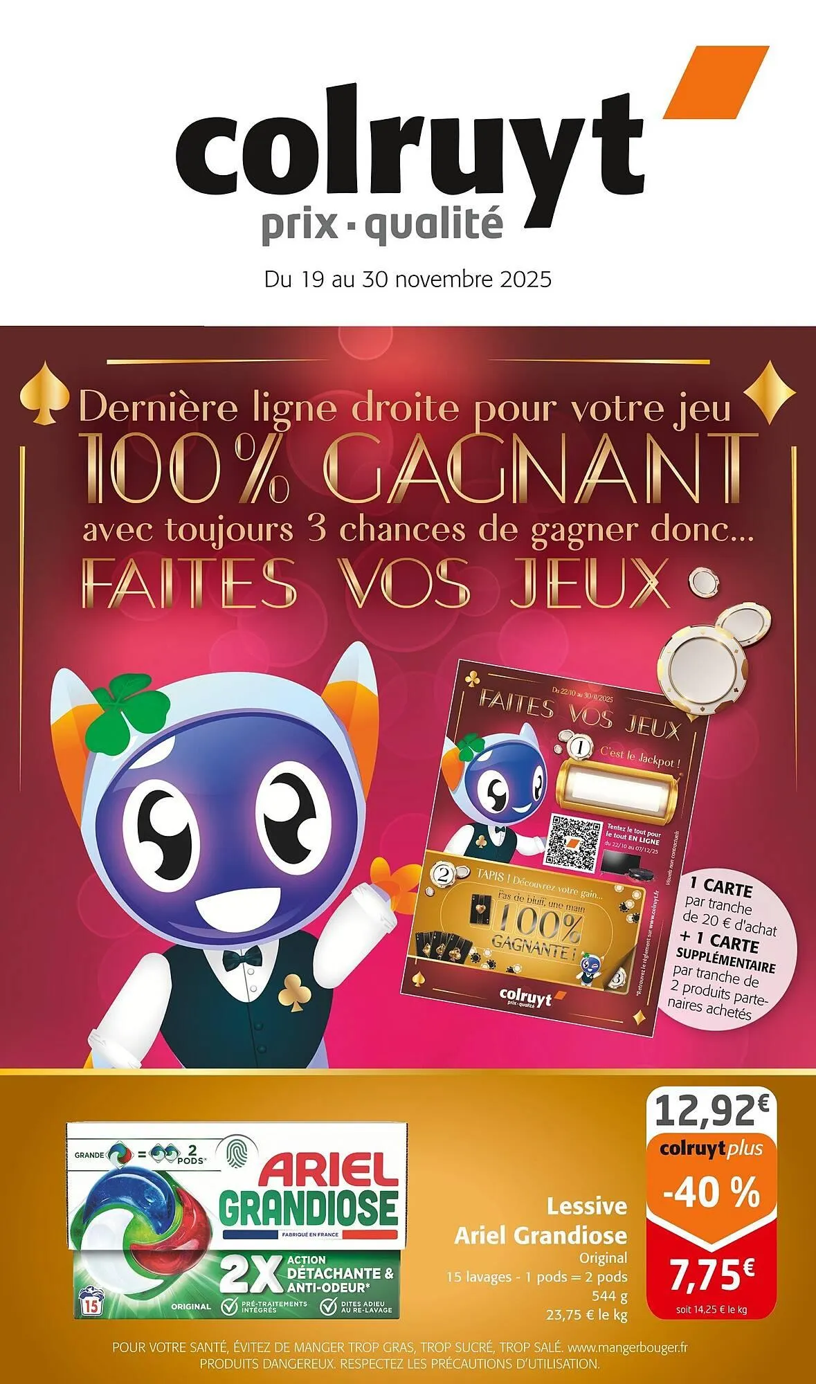 Catalogue Colruyt du 19 novembre au 30 novembre 2025 - Catalogue page 1