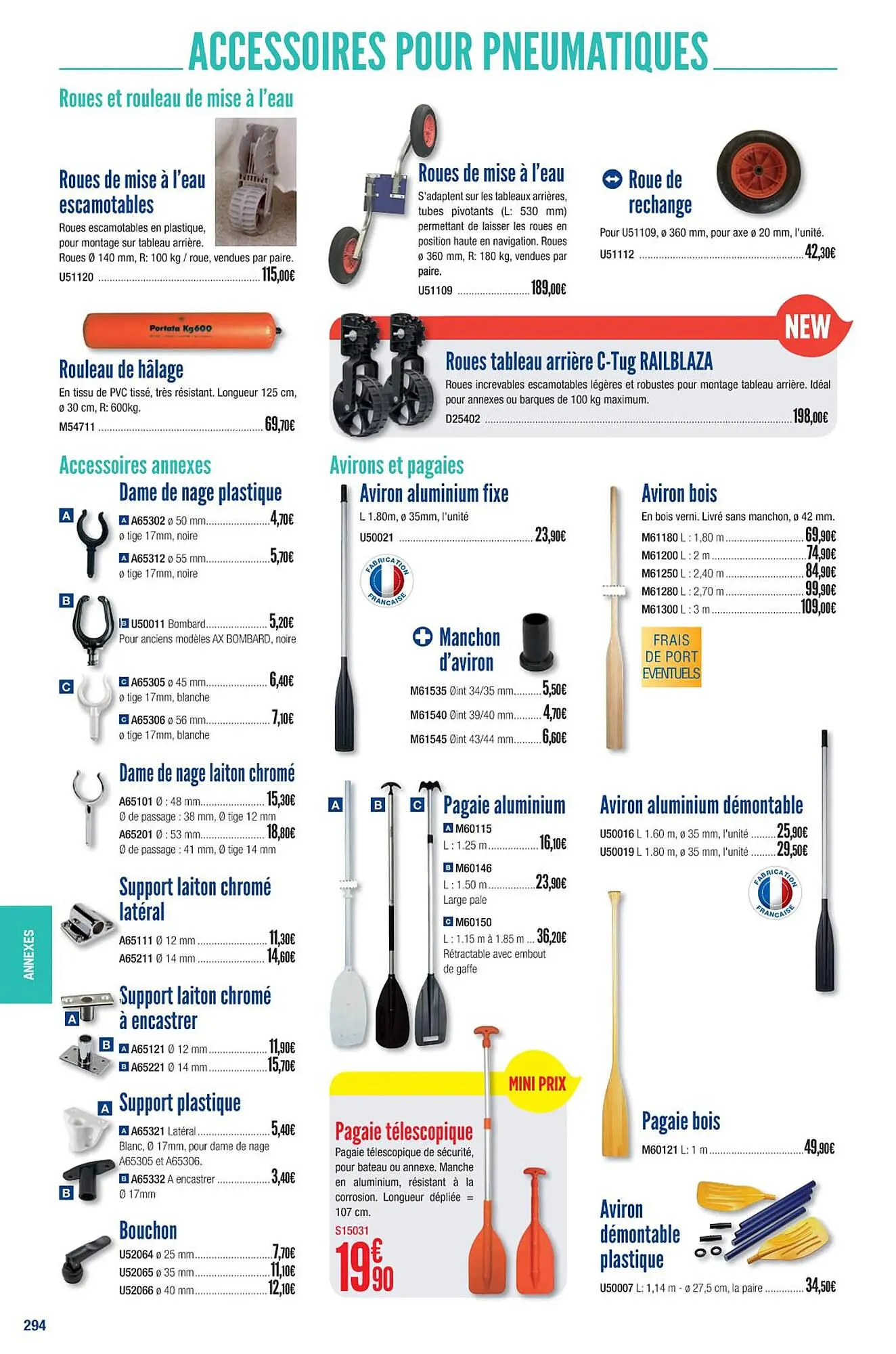 Catalogue Accastillage Diffusion du 1 mars au 31 décembre 2023 - Catalogue page 296