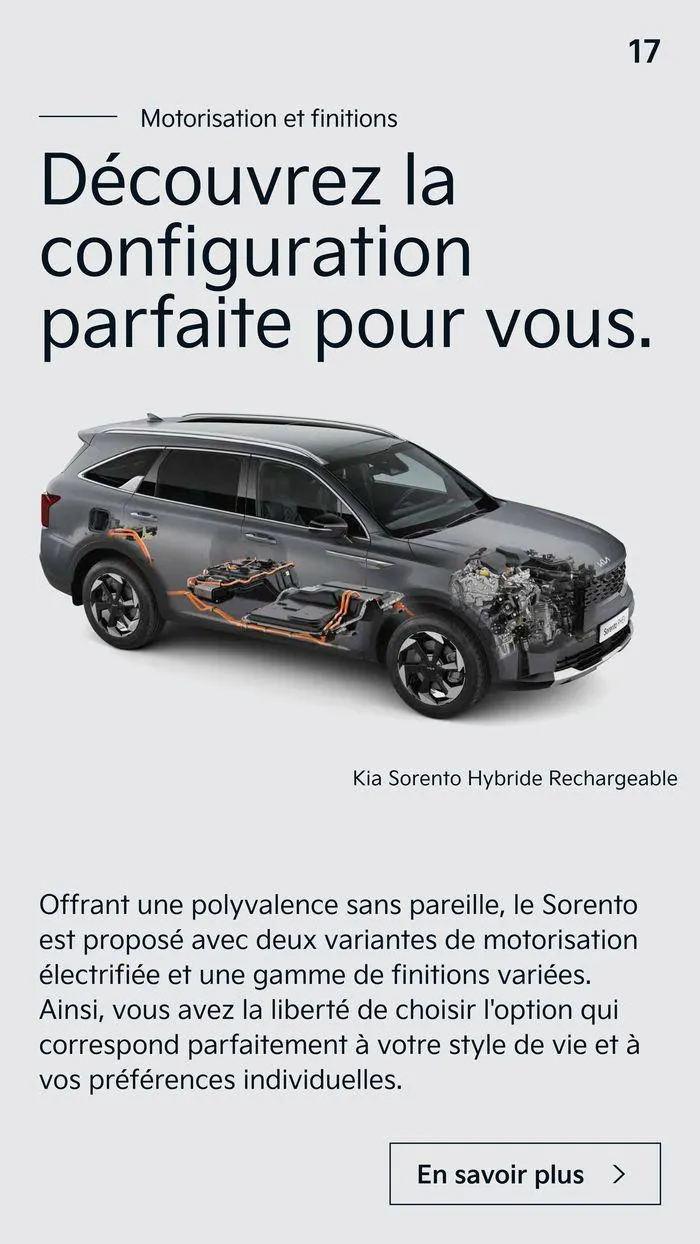 KIA Sorento Hybride du 19 juin au 10 juin 2025 - Catalogue page 17
