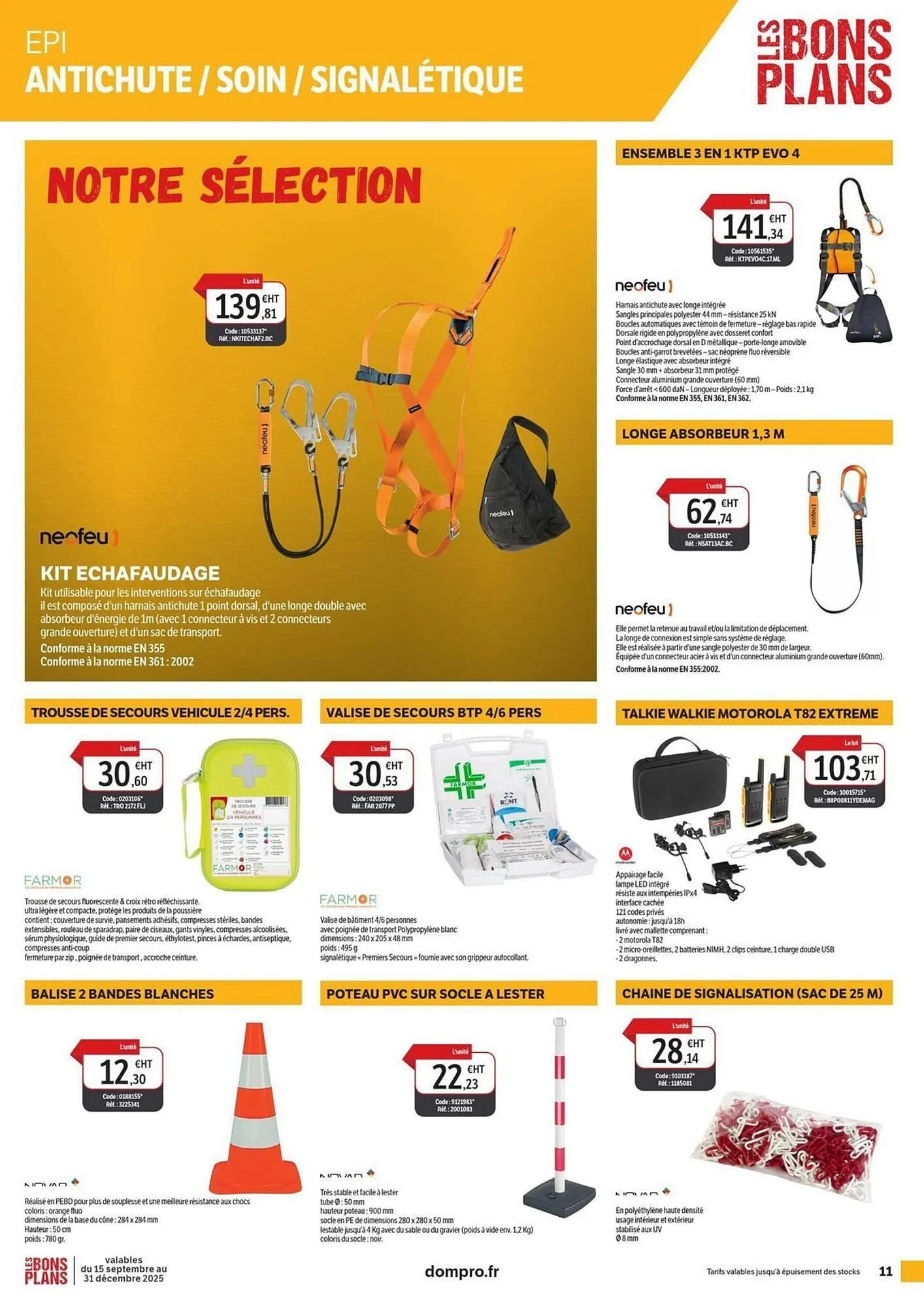 Catalogue DomPro du 16 septembre au 31 décembre 2025 - Catalogue page 11