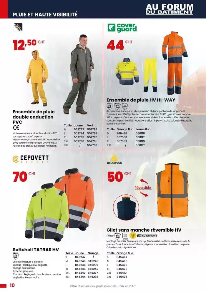 La Selection E.P.I PRINTEMPS - ÉTÉ  du 25 avril au 31 août 2025 - Catalogue page 10