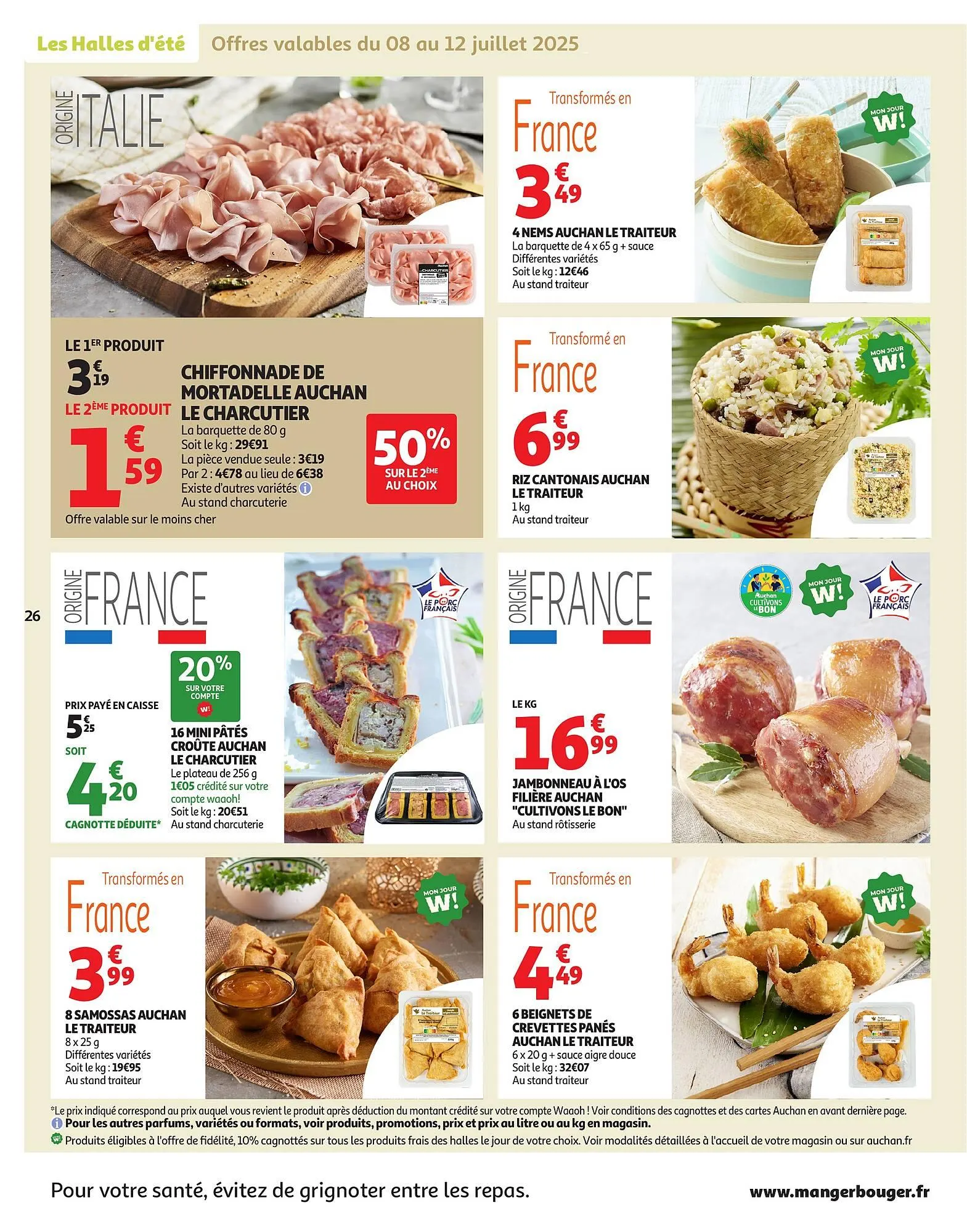Catalogue Auchan du 8 juillet au 20 juillet 2025 - Catalogue page 26