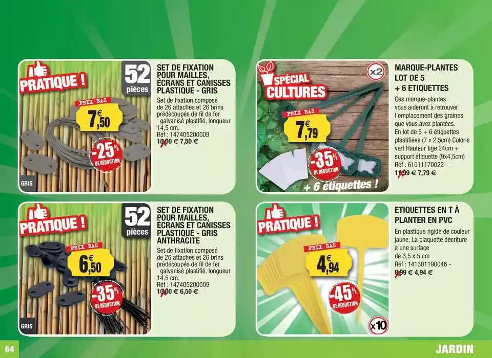 Arrivages de printemps du 6 février au 31 mai 2025 - Catalogue page 64