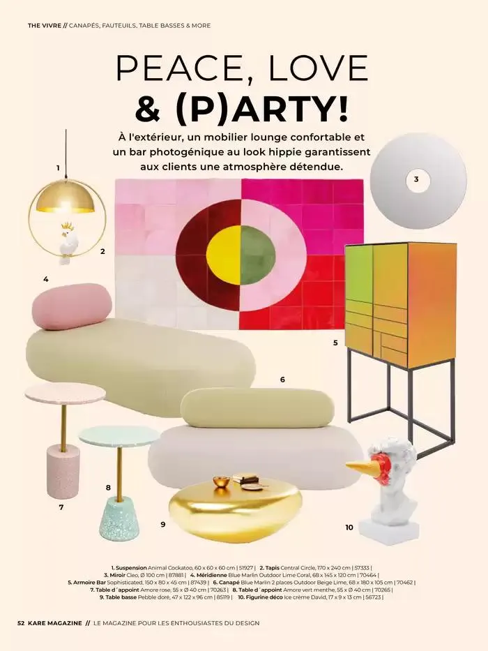 LE MAGAZINE POUR LES ENTHOUSIASTES DU DESIGN du 6 février au 31 décembre 2025 - Catalogue page 52