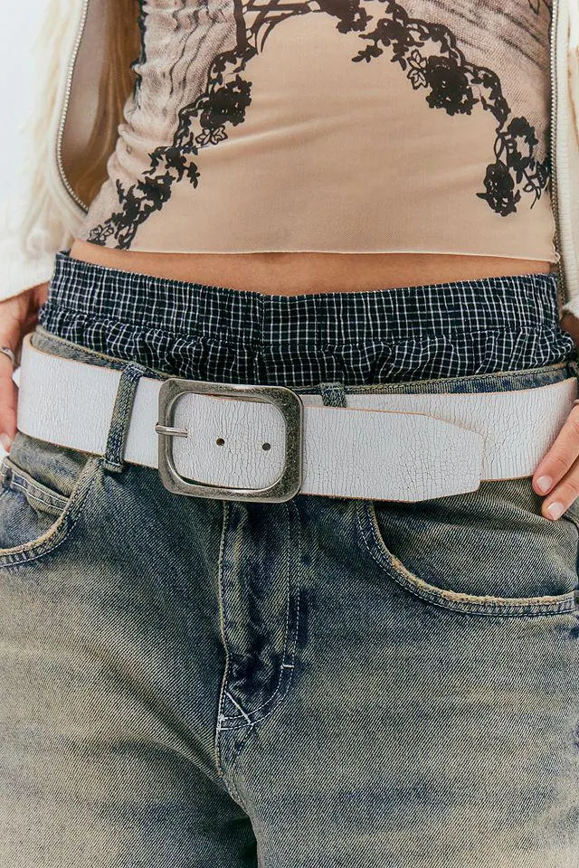 UO - Large ceinture en cuir