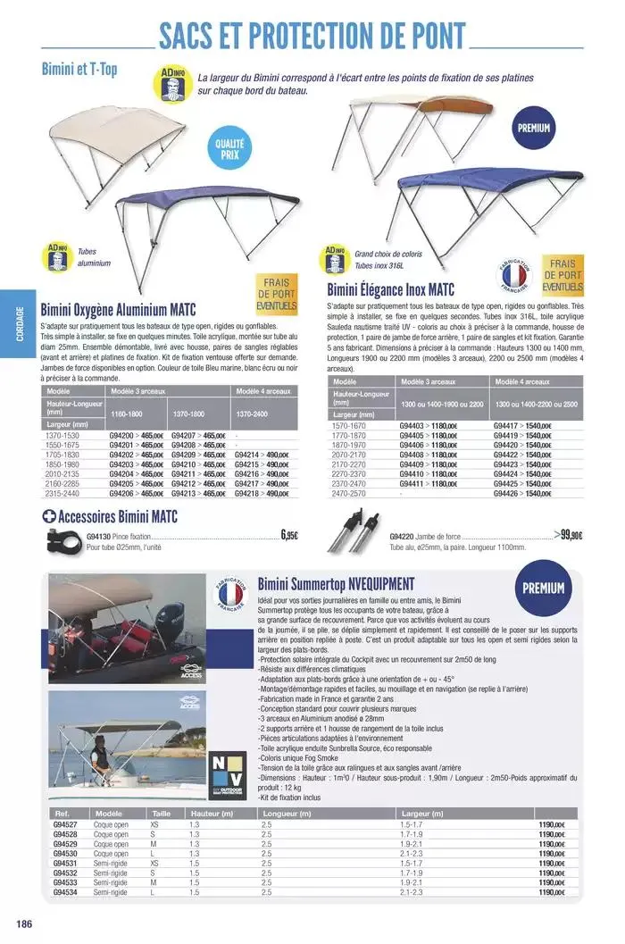 Catalogue Accastillage Diffusion 2025 du 1 janvier au 31 décembre 2025 - Catalogue page 188