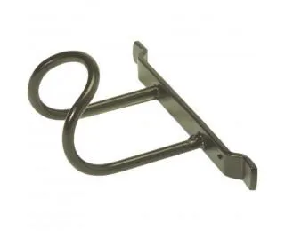 Crochet métal pour table scolaire - Noir