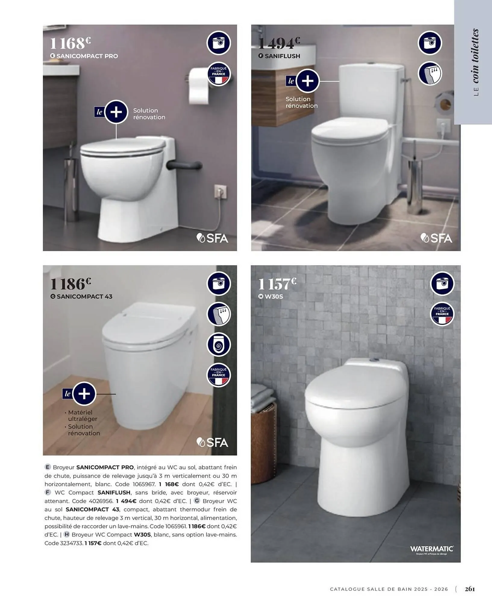 Catalogue Cedeo du 3 juin au 31 décembre 2025 - Catalogue page 261