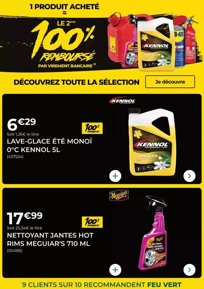 Les Offres Feu Vert du 26 mars au 28 avril 2025 - Catalogue page 6