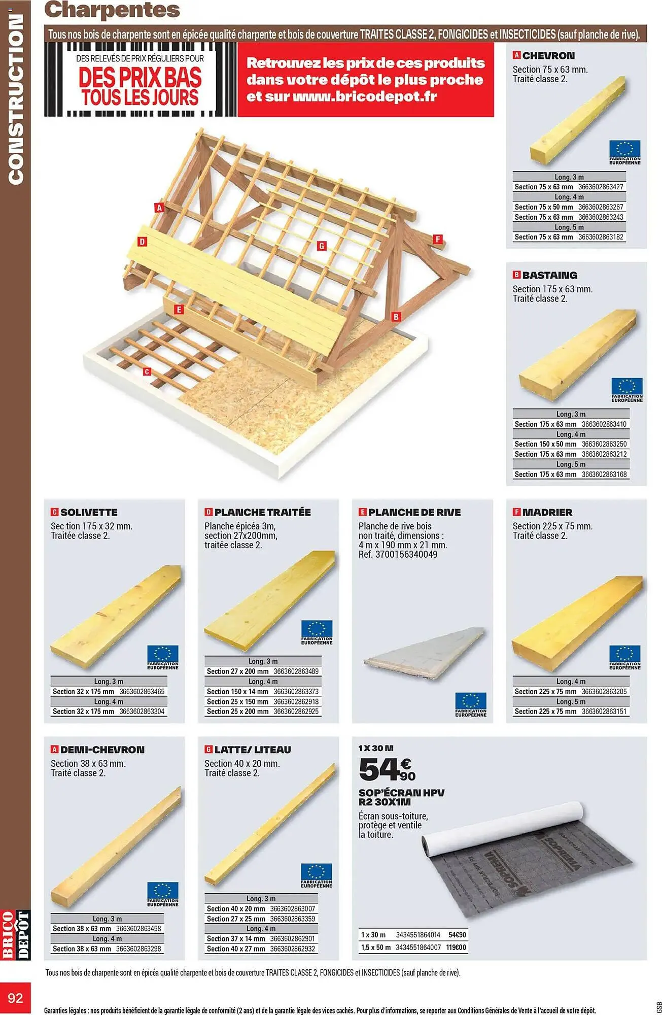 Catalogue Brico Dépôt du 25 mars au 12 juin 2026 - Catalogue page 92