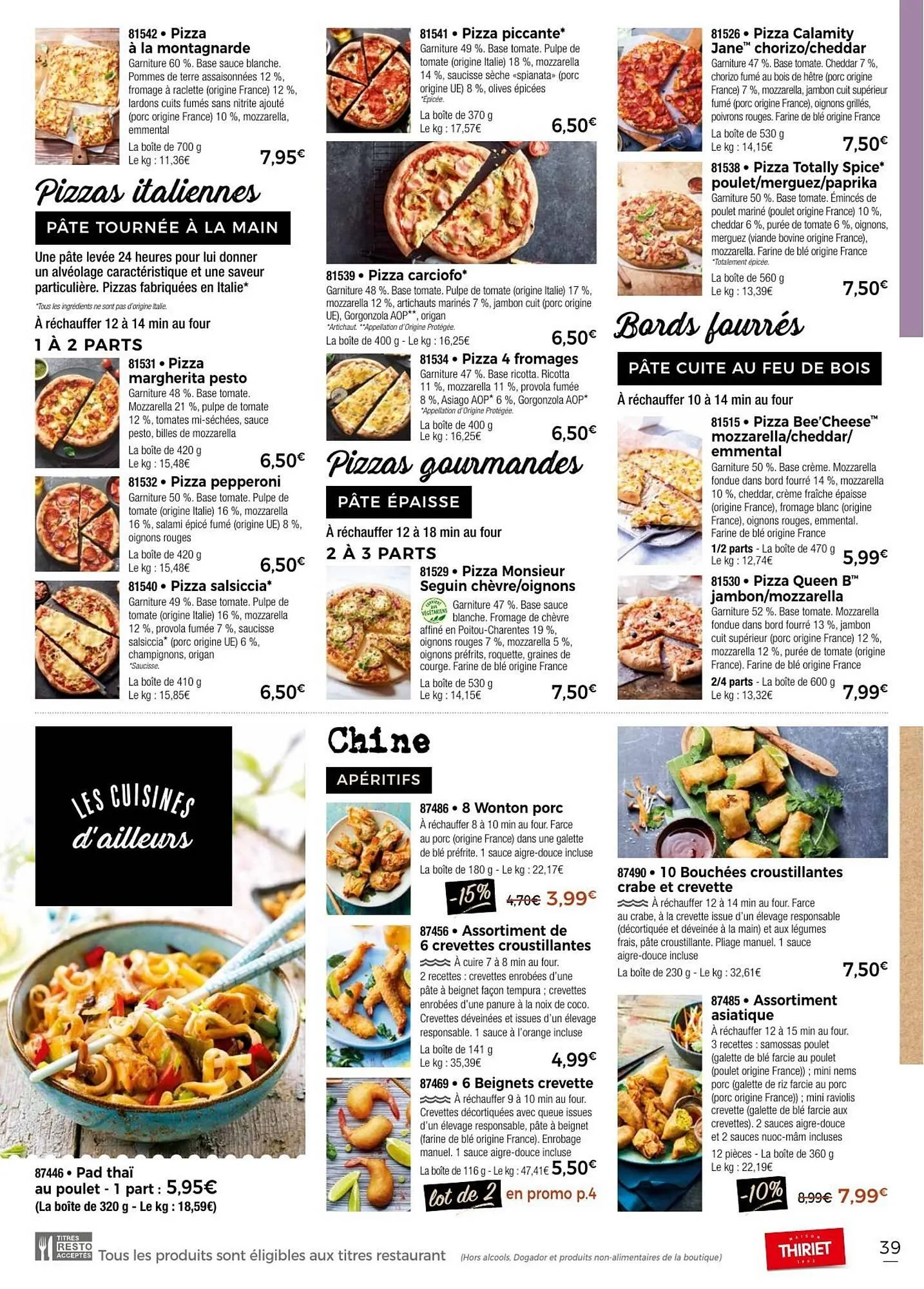 Catalogue Thiriet du 1 janvier au 30 janvier 2026 - Catalogue page 39