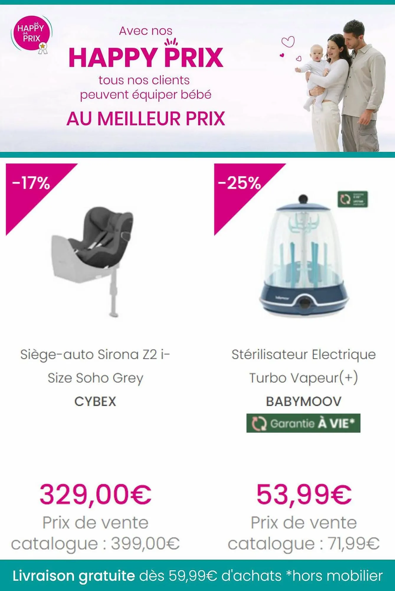 Catalogue Bébé 9 du 18 août au 18 août 2023 - Catalogue page 7