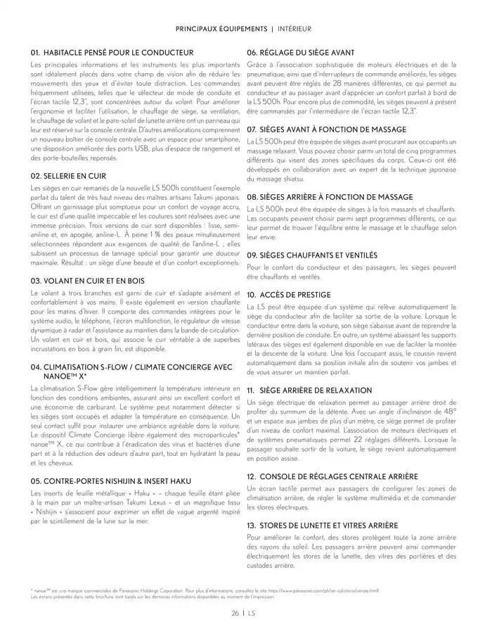 Lexus LS du 27 mars au 27 mars 2026 - Catalogue page 26