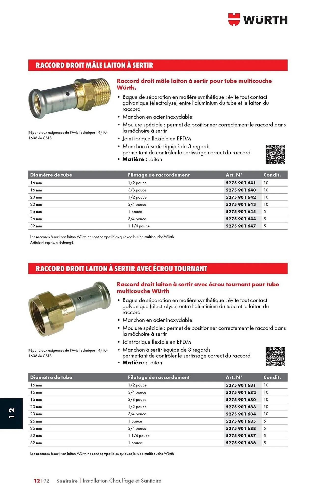 Catalogue Würth du 12 mai au 31 décembre 2025 - Catalogue page 1636