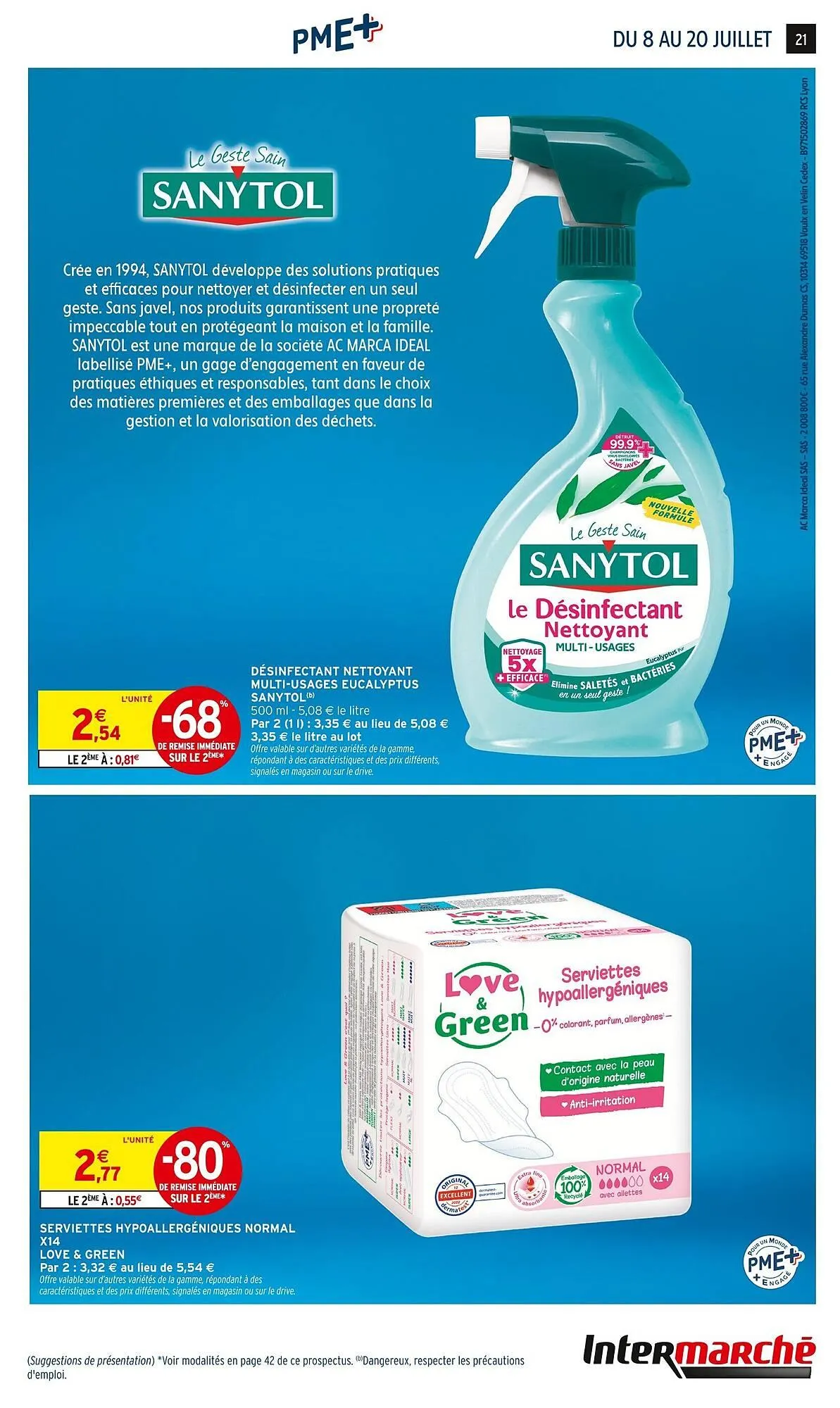 Catalogue Intermarché du 8 juillet au 20 juillet 2025 - Catalogue page 21