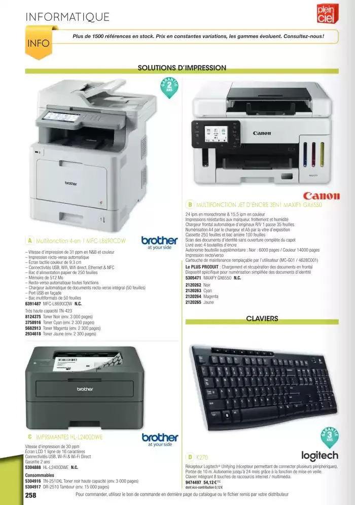 Écoles et loisirs 2025 du 1 janvier au 31 décembre 2025 - Catalogue page 258