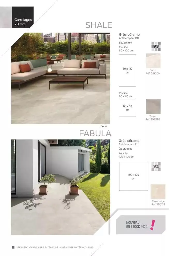 Vite Dispo - Carrelages extérieurs du 7 avril au 31 décembre 2025 - Catalogue page 6