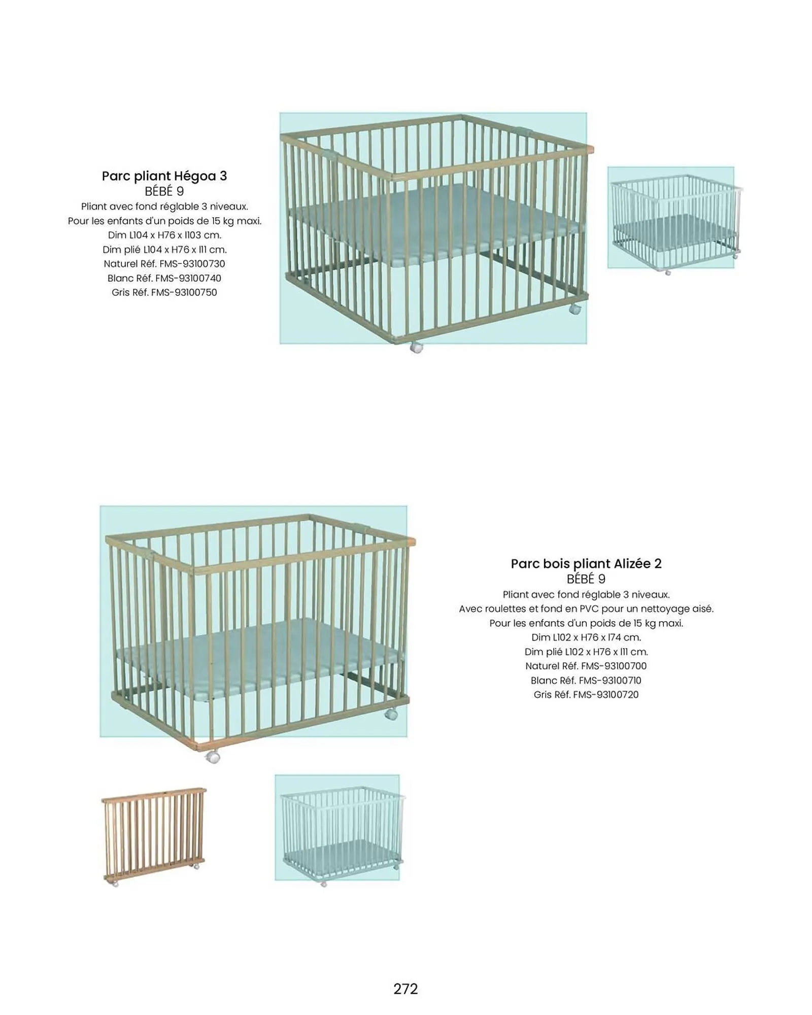 Catalogue Bébé 9 du 14 août au 31 décembre 2026 - Catalogue page 274