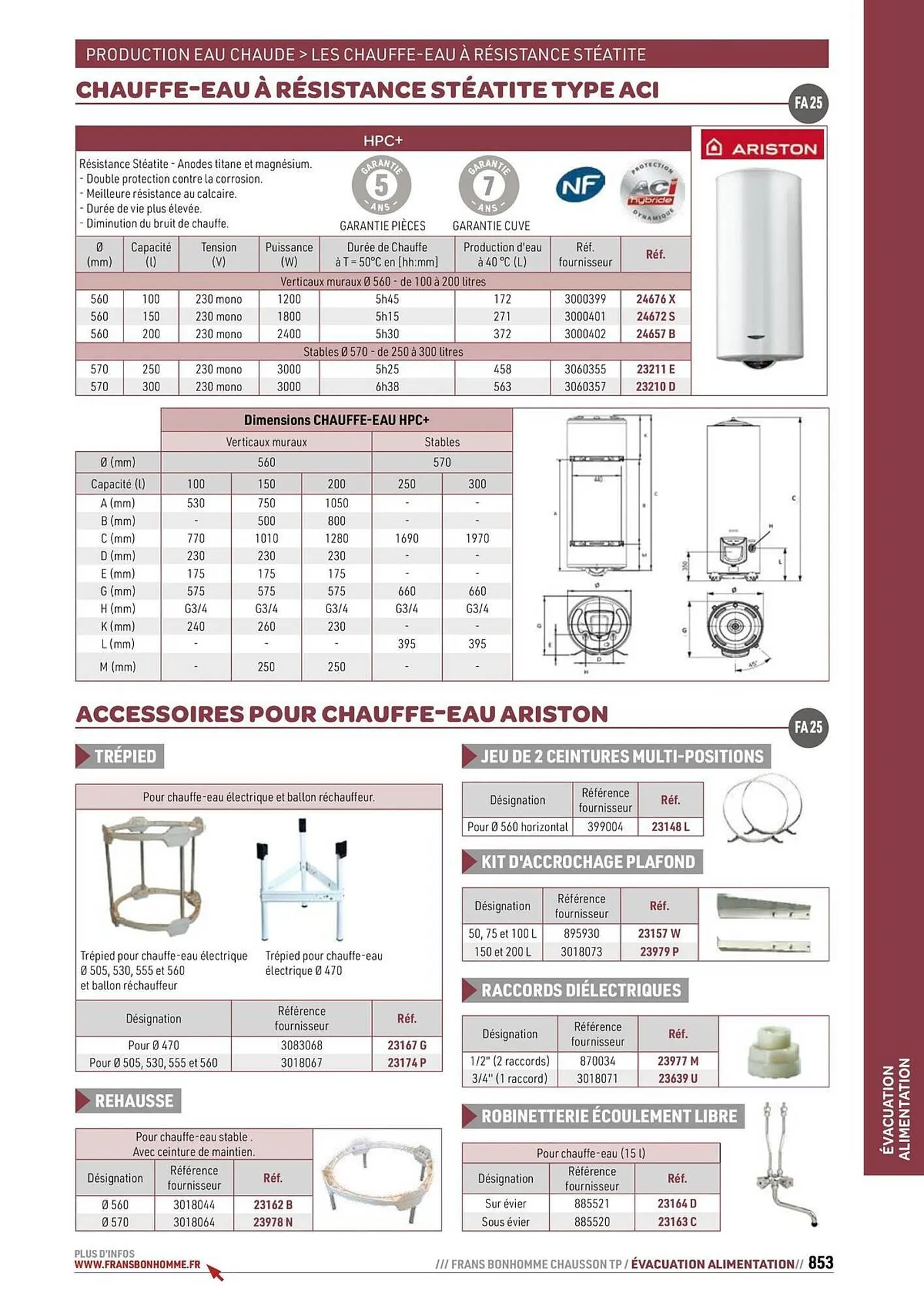 Catalogue Chausson Matériaux du 24 septembre au 31 décembre 2025 - Catalogue page 853