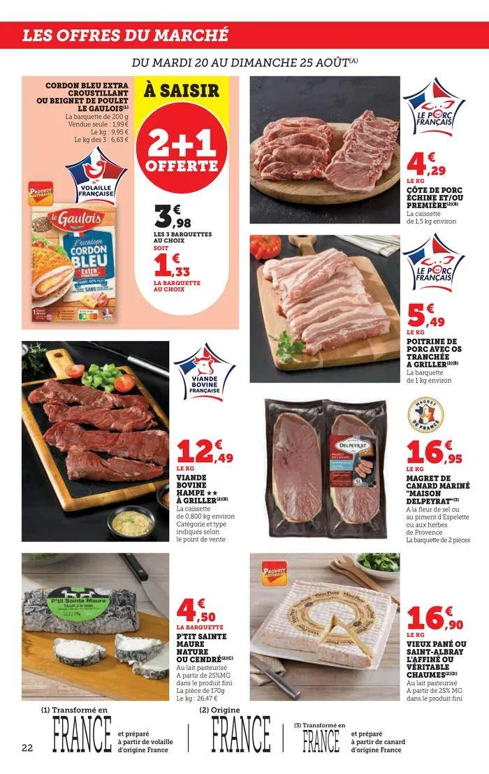 Catalogue SUPER U du 20 août au 1 septembre 2024 - Catalogue page 22