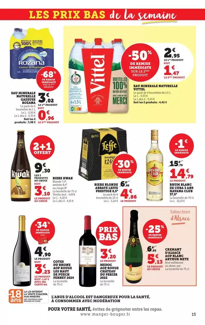 Les prix bas ! du 31 mars au 6 avril 2025 - Catalogue page 15