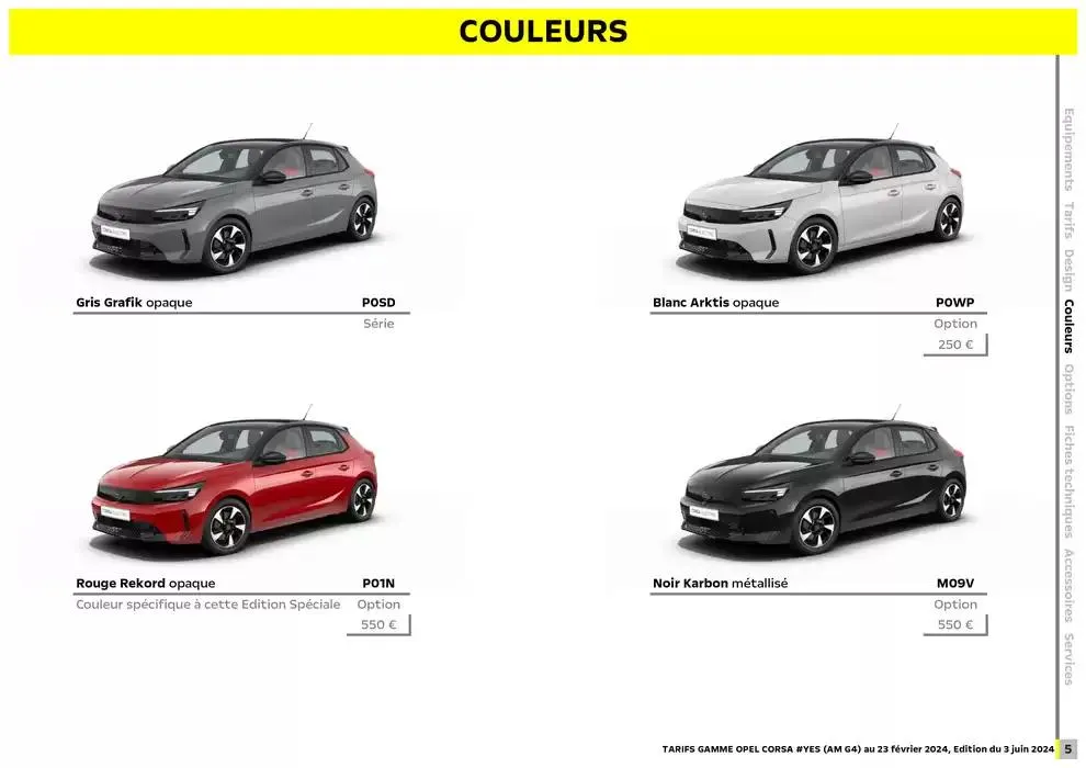 Opel Nouvelle Corsa du 17 décembre au 17 décembre 2025 - Catalogue page 6