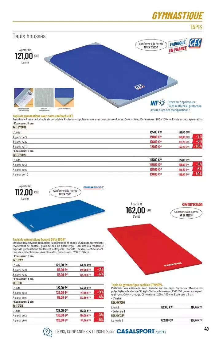 ÉQUIPEMENT SPORTIF du 6 mars au 31 décembre 2025 - Catalogue page 21