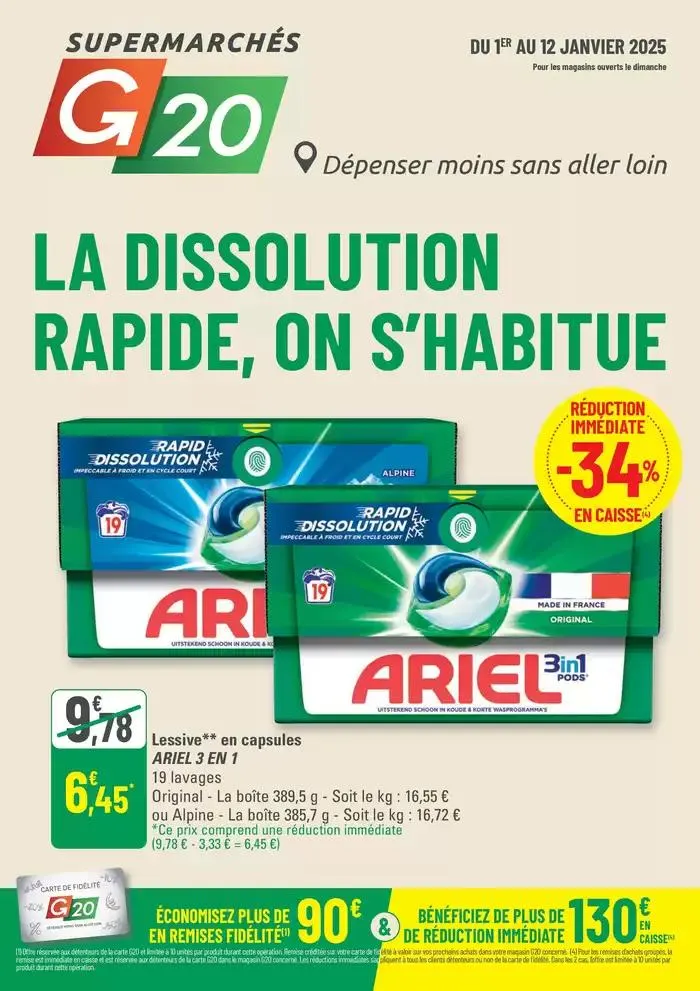 LA DISSOLUTION RAPIDE, ON S’HABITUE - 1
