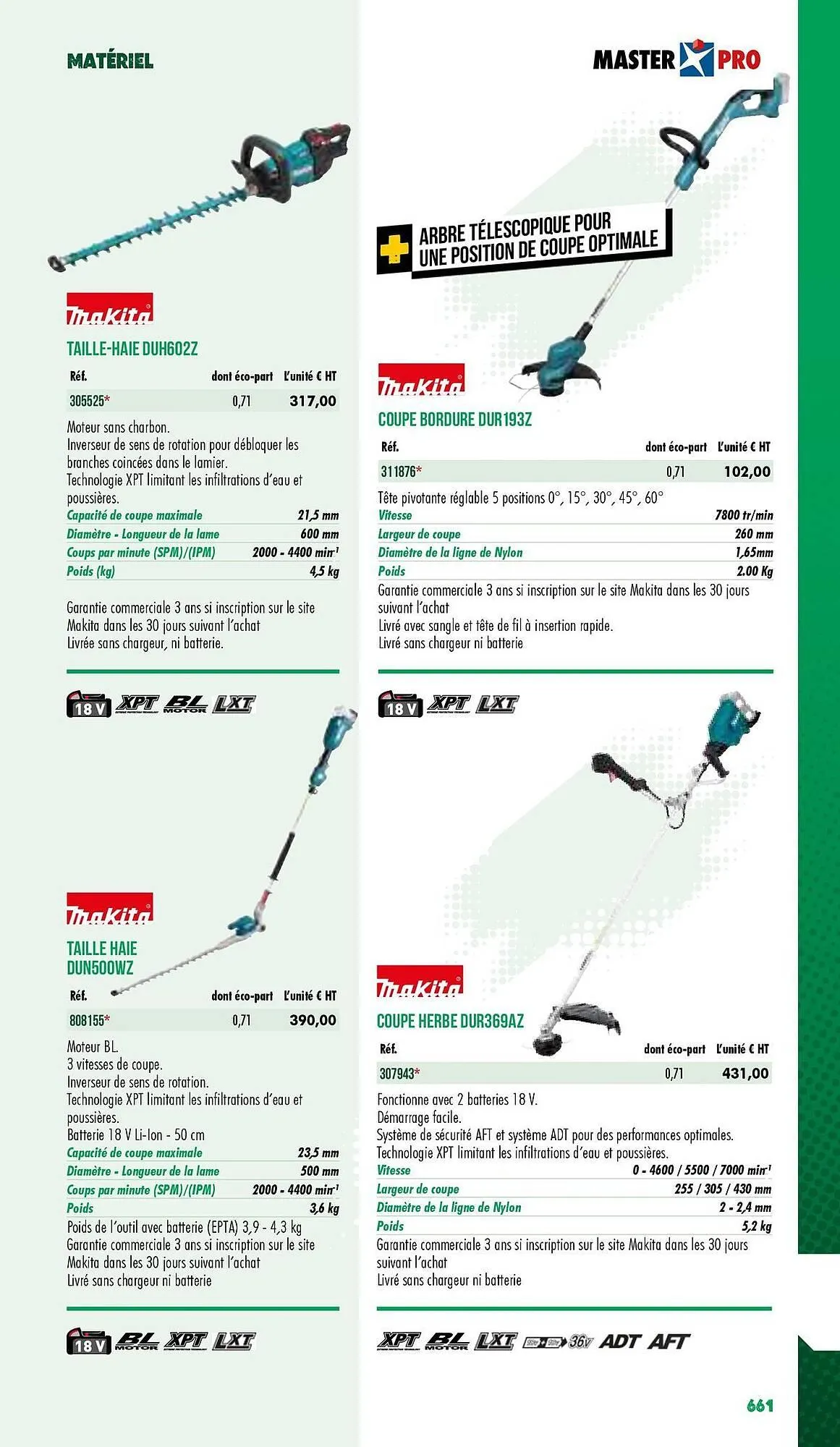 Catalogue Master Pro du 3 janvier au 31 décembre 2025 - Catalogue page 663