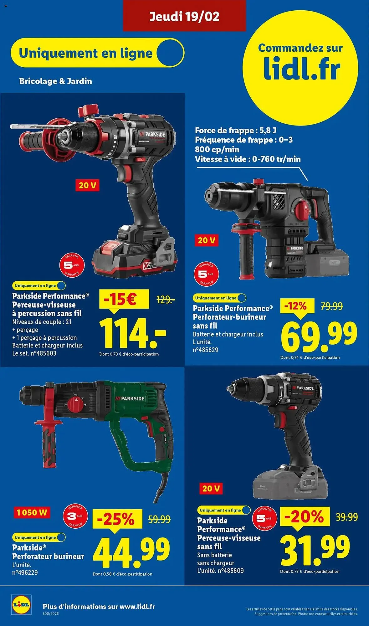 Catalogue Lidl du 16 février au 19 février 2026 - Catalogue page 8