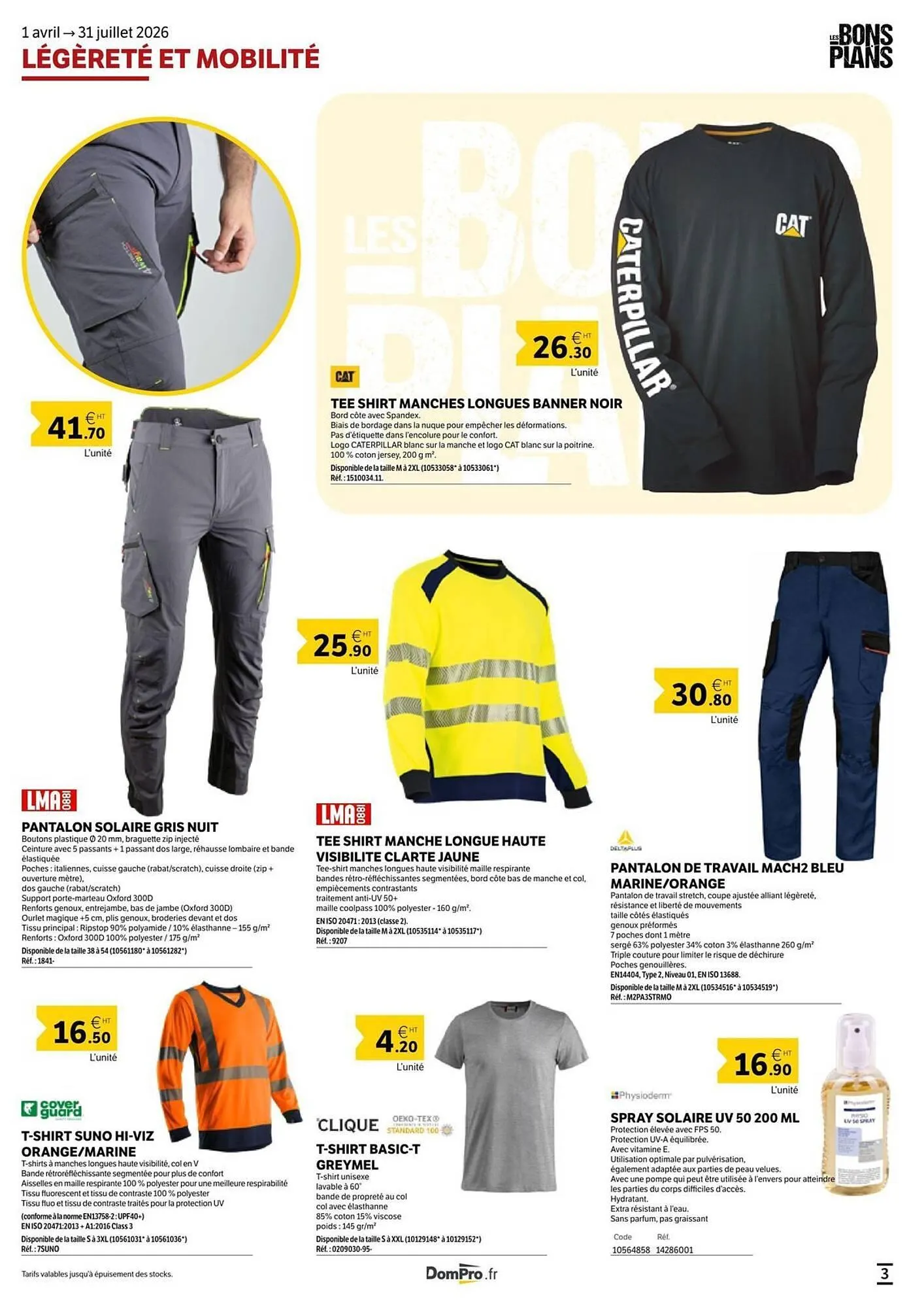 Catalogue DomPro du 5 mai au 31 juillet 2026 - Catalogue page 3