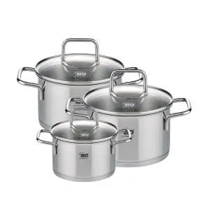 Batterie de faitouts inox