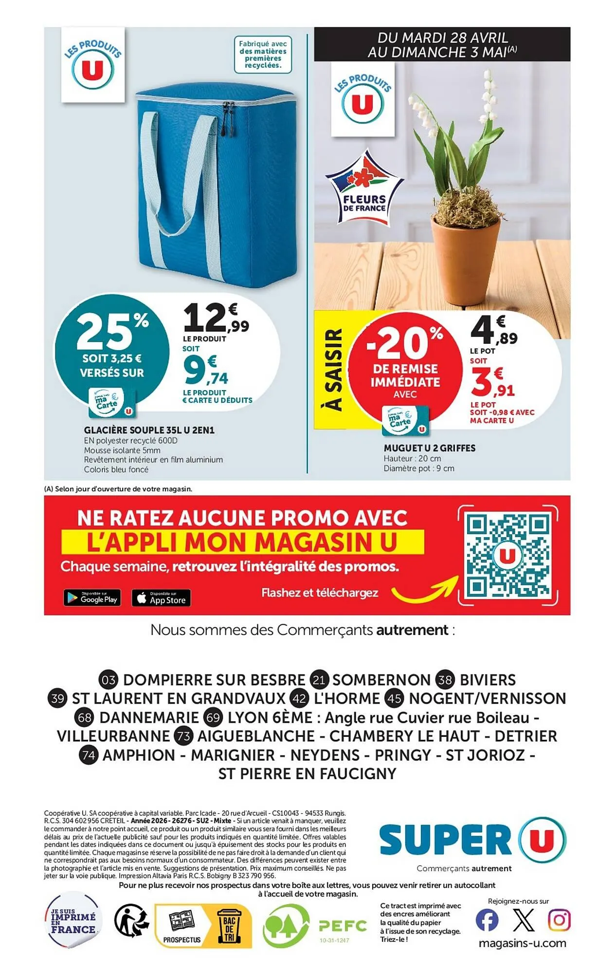Catalogue Super U du 28 avril au 10 mai 2026 - Catalogue page 28