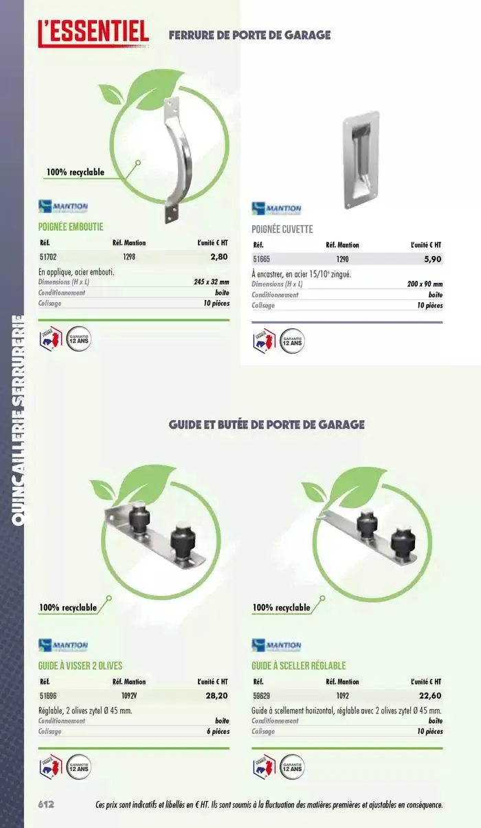 Essentiel Industrie 2025 du 3 janvier au 31 décembre 2025 - Catalogue page 614