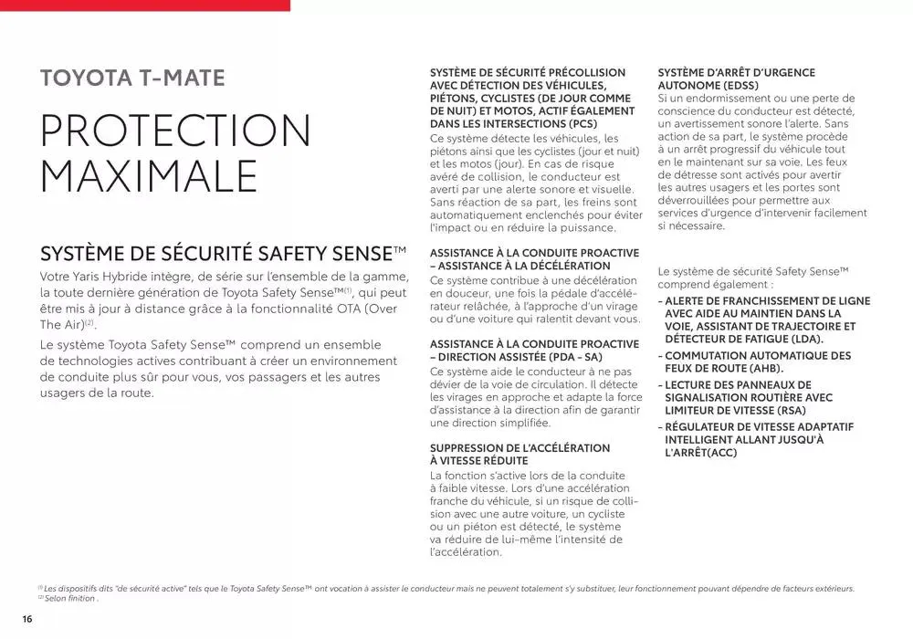 Toyota Nouvelle Yaris du 19 février au 19 février 2026 - Catalogue page 16