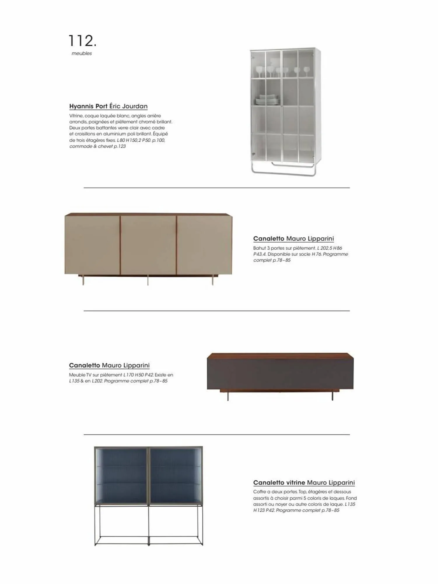 Catalogue Cinna du 5 janvier au 31 décembre 2023 - Catalogue page 112