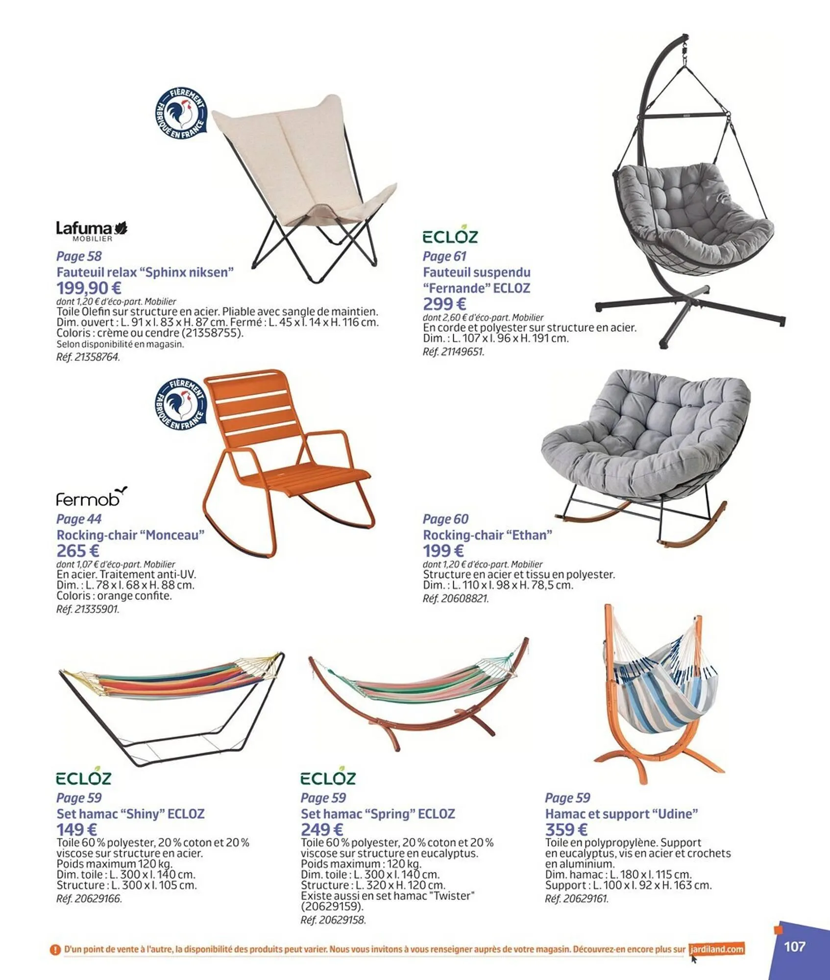 Catalogue Jardiland du 2 mars au 23 juin 2026 - Catalogue page 107